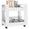 Chariot de bureau Blanc 60x45x60 cm Bois d'ingénierie 537419537419