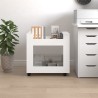 Chariot de bureau Blanc 60x45x60 cm Bois d'ingénierie 537419537419
