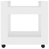 Chariot de bureau Blanc 60x45x60 cm Bois d'ingénierie 537419537419