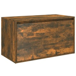 Banc d'entrée 80x40x45 cm Chêne fumé Bois d'ingénierie 537420537420