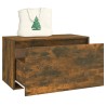 Banc d'entrée 80x40x45 cm Chêne fumé Bois d'ingénierie 537420537420