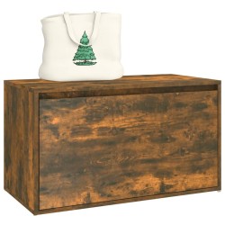 Banc d'entrée 80x40x45 cm Chêne fumé Bois d'ingénierie 537420537420