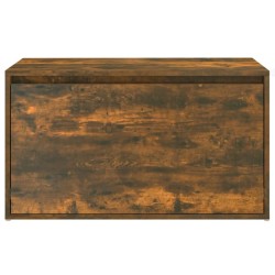 Banc d'entrée 80x40x45 cm Chêne fumé Bois d'ingénierie 537420537420