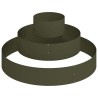 Cache-pot de jardin Vert olive 120 x 120 x 20 cm 537423537423