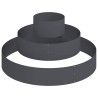 Cache-pot de jardin Anthracite 120 x 120 x 20 cm 537424537424