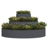 Cache-pot de jardin Anthracite 120 x 120 x 20 cm 537424537424
