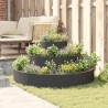 Cache-pot de jardin Noir 120 x 120 x 20 cm Acier laminé à froid 537425537425