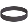 Cache-pot de jardin Noir 120 x 120 x 20 cm Acier laminé à froid 537425537425