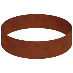 Cache-pot de jardin Marron 90 x 90 x 20 cm Acier patiné 537427537427