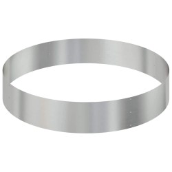 Cache-pot de jardin Argent 120 x 120 x 20 cm Acier galvanisé 537430537430