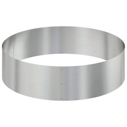 Cache-pot de jardin Argent 120 x 120 x 20 cm Acier galvanisé 537430537430