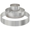 Cache-pot de jardin Argent 120 x 120 x 20 cm Acier inoxydable 537432537432
