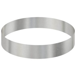 Cache-pot de jardin Argent 120 x 120 x 20 cm Acier inoxydable 537432537432