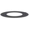 adapté pour anneaux d'arbre plats 5 pcs Noir Ø40 / 70 cm Acier 537436537436