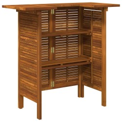 Table de bar 110 x 50 x 105 cm Bois d'acacia massif 537437537437
