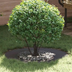 adapté pour anneau d'arbre plat Noir Ø40 / 70 cm Acier 537439537439