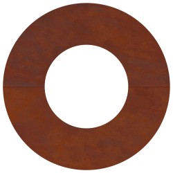 adapté pour anneaux d'arbre plats 5 pcs Marron Ø30 / 60 cm 537440537440