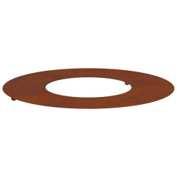 adapté pour anneau d'arbre plat Marron Ø30 / 60 cm Acier patiné 537441537441