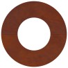adapté pour anneau d'arbre plat Marron Ø30 / 60 cm Acier patiné 537441537441