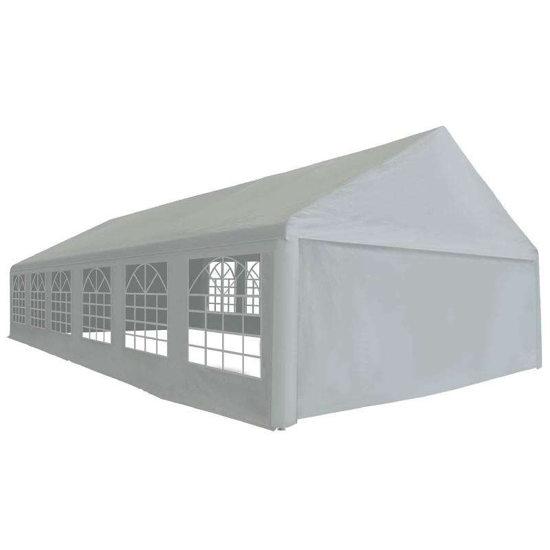 Tissu de tente sans cadre Gris 12 x 6 m PE 537442537442