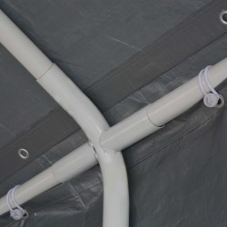 Tissu de tente sans cadre Gris 12 x 6 m PE 537442537442