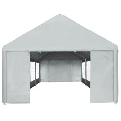Tissu de tente sans cadre Gris 8 x 4 m PE 537446537446