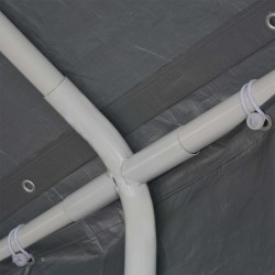 Tissu de tente sans cadre Gris 8 x 4 m PE 537446537446