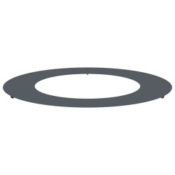 adapté pour anneau d'arbre plat Anthracite Ø50 / 80 cm Acier 537447537447