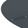 adapté pour anneau d'arbre plat Anthracite Ø50 / 80 cm Acier 537447537447