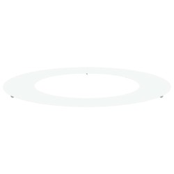 adapté pour anneau d'arbre plat Blanc Ø50 / 80 cm Acier 537448537448