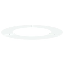 adapté pour anneau d'arbre plat Blanc Ø50 / 80 cm Acier 537448537448