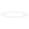 adapté pour anneau d'arbre plat Blanc Ø50 / 80 cm Acier 537448537448