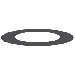 adapté pour anneau d'arbre plat Noir Ø50 / 80 cm Acier 537450537450