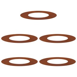 adapté pour anneaux d'arbre plats 5 pcs Marron Ø40 / 70 cm 537451537451