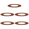 adapté pour anneaux d'arbre plats 5 pcs Marron Ø40 / 70 cm 537451537451