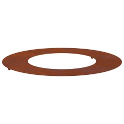 adapté pour anneau d'arbre plat Marron Ø40 / 70 cm Acier patiné 537452537452
