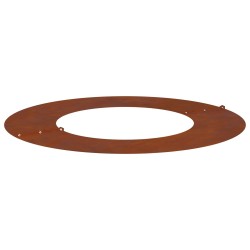 adapté pour anneau d'arbre plat Marron Ø40 / 70 cm Acier patiné 537452537452