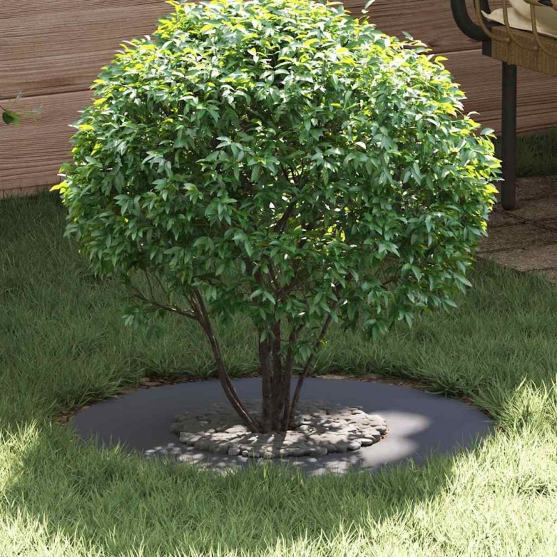 adapté pour anneau d'arbre plat Anthracite Ø30 / 60 cm Acier 537459537459