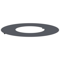 adapté pour anneau d'arbre plat Anthracite Ø30 / 60 cm Acier 537459537459