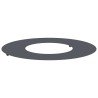 adapté pour anneau d'arbre plat Anthracite Ø30 / 60 cm Acier 537459537459