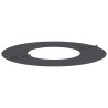 adapté pour anneaux d'arbre plats 5 pcs Noir Ø30 / 60 cm Acier 537461537461