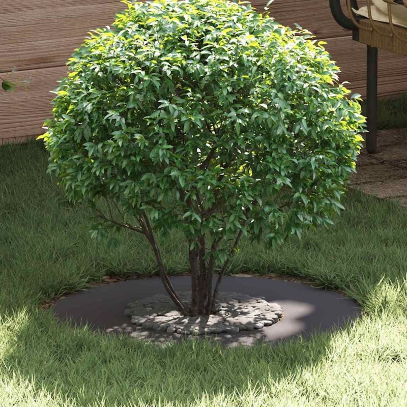 adapté pour anneau d'arbre plat Noir Ø30 / 60 cm Acier 537462537462