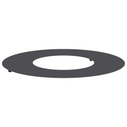 adapté pour anneau d'arbre plat Noir Ø30 / 60 cm Acier 537462537462