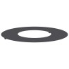 adapté pour anneau d'arbre plat Noir Ø30 / 60 cm Acier 537462537462