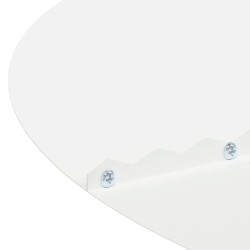 adapté pour anneau d'arbre plat Blanc Ø30 / 60 cm Acier 537464537464