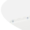 adapté pour anneau d'arbre plat Blanc Ø30 / 60 cm Acier 537464537464