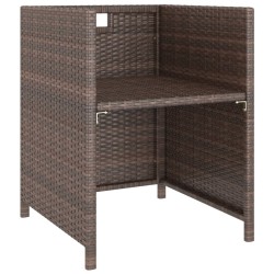 Ensemble à manger d'extérieur avec coussins 6pcs Résine tressée 537465537465