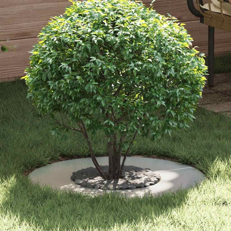 adapté pour anneaux d'arbre plats 5 pcs Argent Ø30 / 60 cm 537467537467
