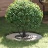 adapté pour anneaux d'arbre plats 5 pcs Argent Ø30 / 60 cm 537467537467