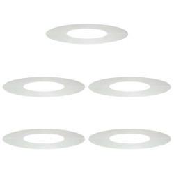 adapté pour anneaux d'arbre plats 5 pcs Argent Ø30 / 60 cm 537467537467